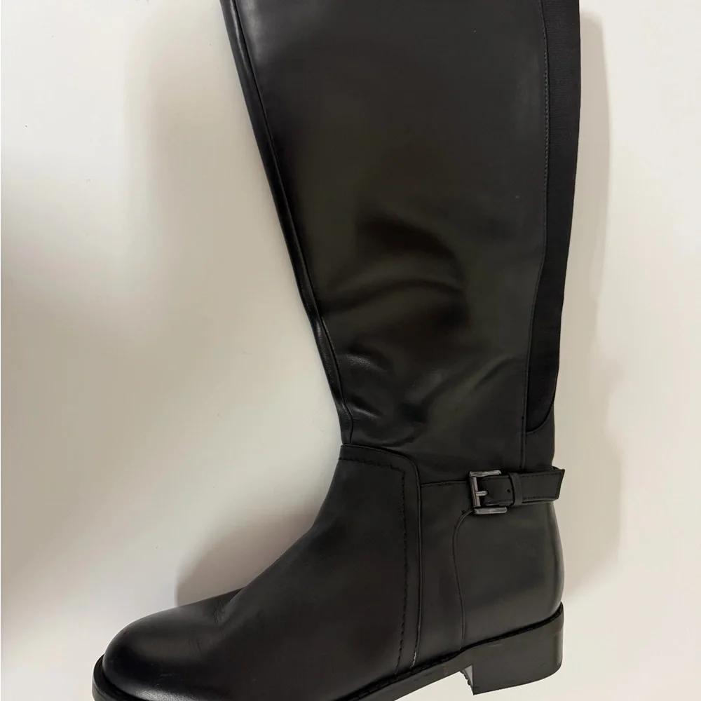 Blondo Black Over-the-Knee Leather‎ Boots